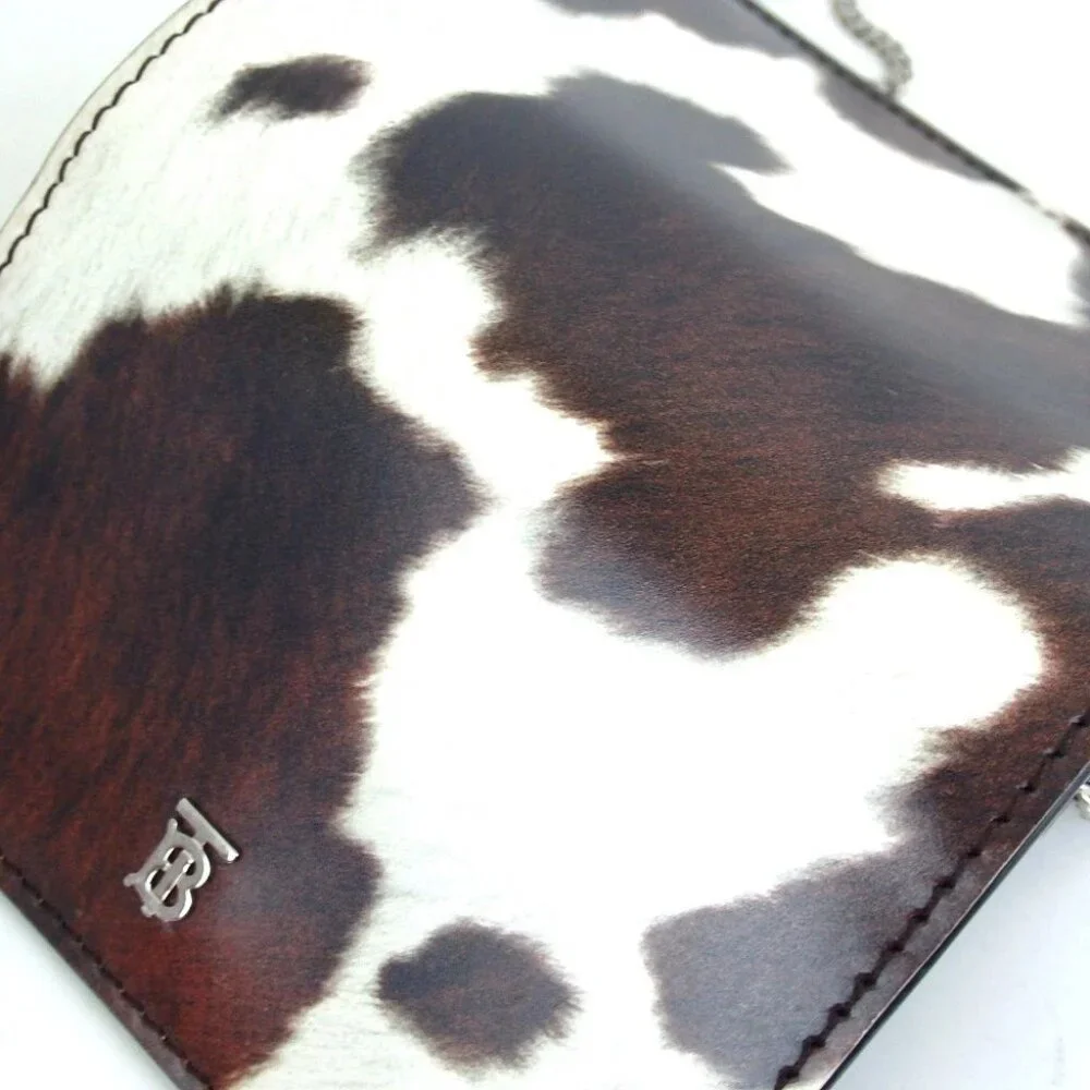 Authentic BURBERRY ITALBSRL239CAL Chain Wallet Card coin purse PVC/leather[Used] - Picture 8 of 15